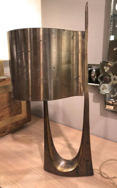 Maison Charles Maison Charles stamped vintage gold bronze lamp