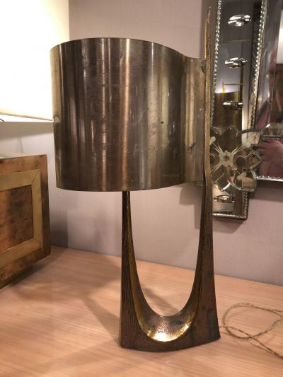Maison Charles Maison Charles stamped vintage gold bronze lamp