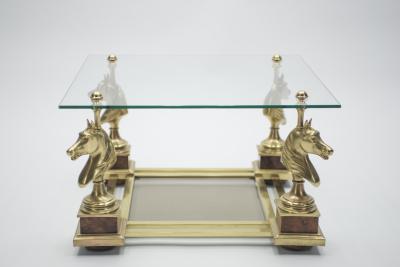 Maison Charles Mid century neoclassical end table by Maison Charles 1970s