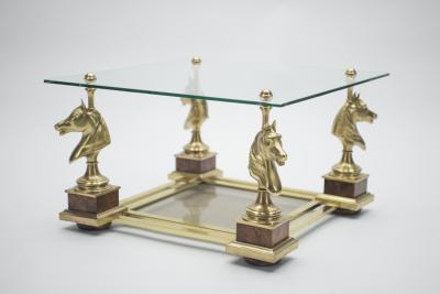 Maison Charles Mid century neoclassical end table by Maison Charles 1970s