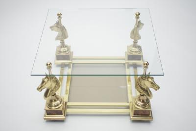 Maison Charles Mid century neoclassical end table by Maison Charles 1970s