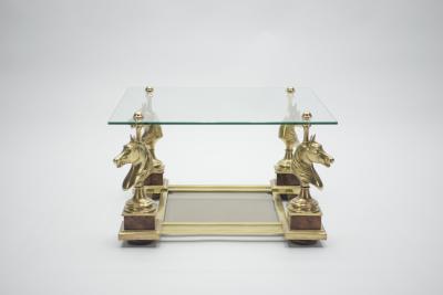 Maison Charles Mid century neoclassical end table by Maison Charles 1970s