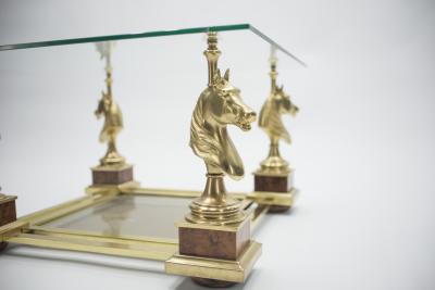 Maison Charles Mid century neoclassical end table by Maison Charles 1970s