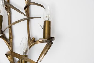 Maison Charles Pair Of bronze Bamboo sconces By maison Charles