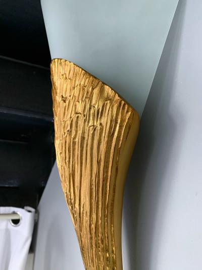 Maison Charles Pair of Bronze Sconces Nefertiti by Maison Charles France 1970s