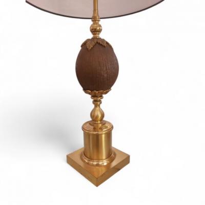 Maison Charles Pair of Coco Lamps in Maison Charles Style 1950s