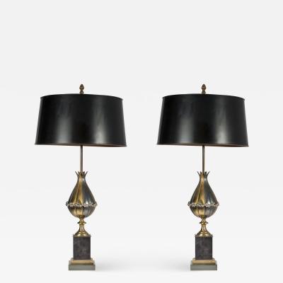 Maison Charles Pair of table lamps by maison Charles
