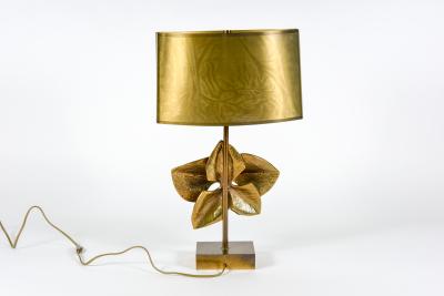 Maison Charles Rare bronze lamp by maison Charles