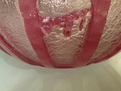 Maison Degu Rare Signed French Art Deco Vase by Degu Acid Etched Glass Circa Late 1920s