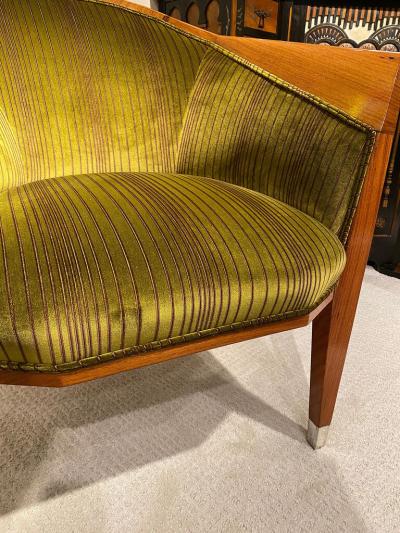 Maison Dominique ART DECO PERIOD ROSEWOOD ARMCHAIR BY MAISON DOMINIQUE