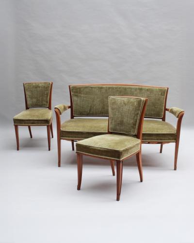 Maison Dominique Fine French 1930s 7 Piece Living Room Set by Dominique