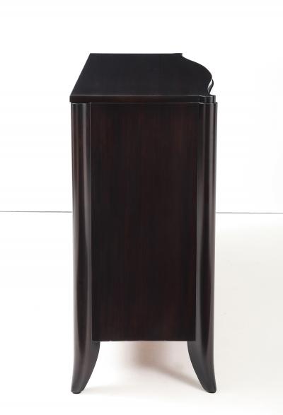Maison Dominique Large Maison Dominique Mahogany Curved Two Door Sideboard France 1940