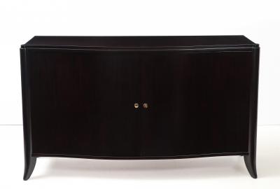 Maison Dominique Large Maison Dominique Mahogany Curved Two Door Sideboard France 1940