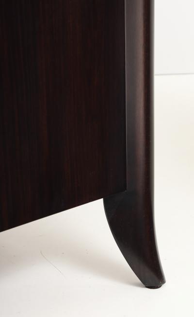Maison Dominique Large Maison Dominique Mahogany Curved Two Door Sideboard France 1940