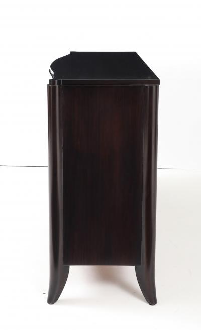 Maison Dominique Large Maison Dominique Mahogany Curved Two Door Sideboard France 1940
