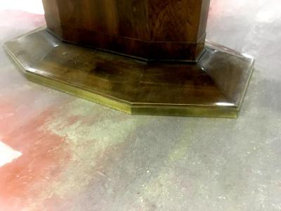 Maison Dominique Maison Dominique Rosewood Octogon Dining Table with Central Base