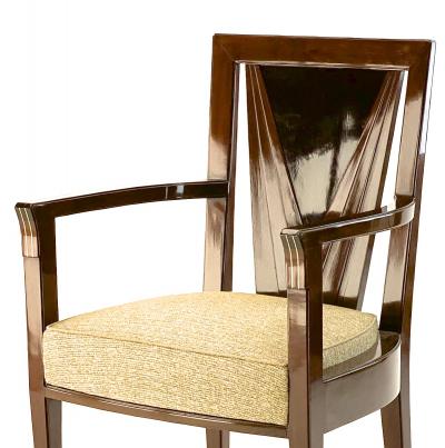 Maison Dominique Maison Dominique Stamped rarest Art Deco arm chair