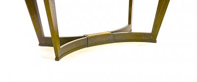 Maison Dominique Maison Dominique dinning table with a gold bronze plate