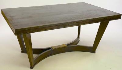 Maison Dominique Maison Dominique dinning table with a gold bronze plate