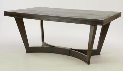 Maison Dominique Maison Dominique dinning table with a gold bronze plate