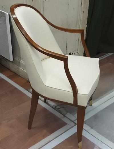 Maison Dominique Maison Dominique rare chicest set of 4 dinning or playing card chairs