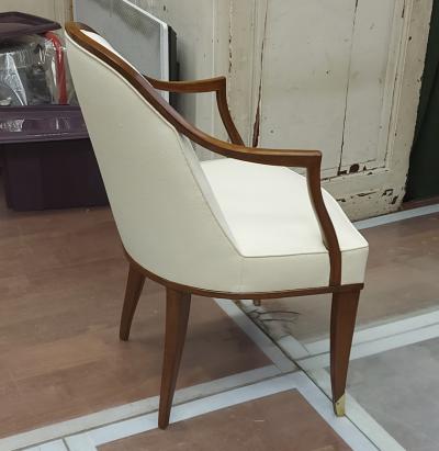 Maison Dominique Maison Dominique rare chicest set of 4 dinning or playing card chairs