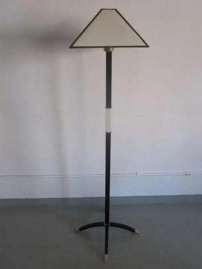 Maison Dominique Rare Pair of French Art Deco Floor Lamps by Dominique 1930s