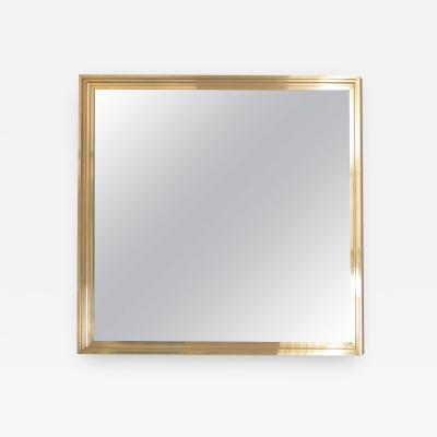 Maison Jansen 1 of 2 XXL Huge Brass Mirror in the Manner of Maison Jansen