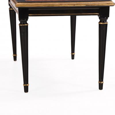Maison Jansen 1940s French Maison Jansen Leather Top Coffee Table