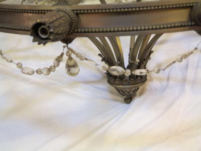 Maison Jansen 1950 Pair of Chandeliers with Ten Lights in the Style of Maison Jansen