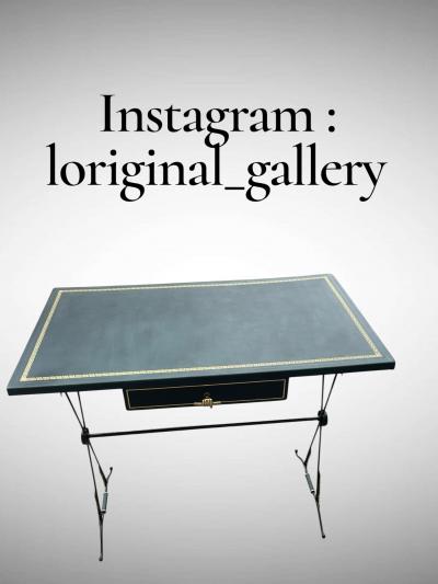 Maison Jansen 1950s arrow console or writing table by maison Jansen