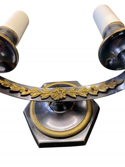 Maison Jansen 1960s Patinated brass sconces by Maison Jansen