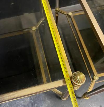 Maison Jansen 1970 Coffee Tables and Pair of Maison Jansen Glass Sofa Ends 103 X 54 X H 49 cm