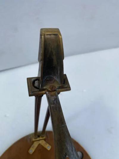 Maison Jansen 1970 French Gu ridon in the Style of Adam Weisweiler Maison JANSEN