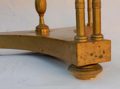 Maison Jansen 1970 Pair of French Gu ridons in the Style of Adam Weisweiler Signed JANSEN