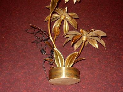Maison Jansen 1970 Plant Enlightening in Brass Maison Jansen Three Heads
