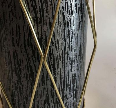 Maison Jansen 2 French Mid Century Modern Umbrella Stands or Waste baskets by Maison Jansen
