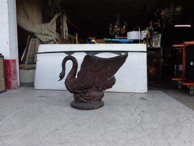 Maison Jansen 63 Bronze Swan Dining Table Base