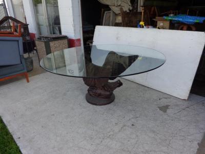 Maison Jansen 63 Bronze Swan Dining Table Base