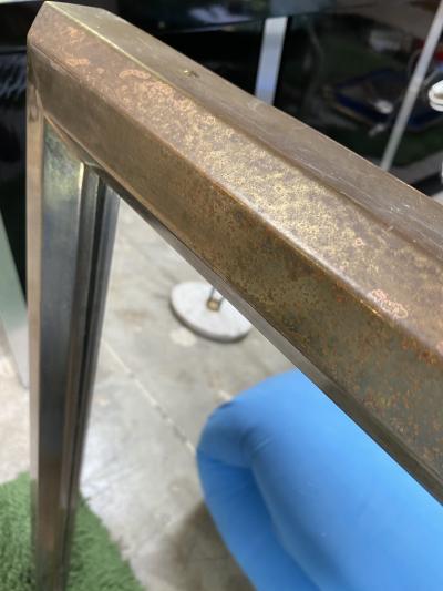 Maison Jansen A Fine French 1970s Mirror Brass Casting Framed by Maison Jansen