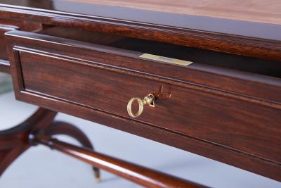 Maison Jansen A French 40 s Demi Lune Writing Desk in the manner of Maison Jansen