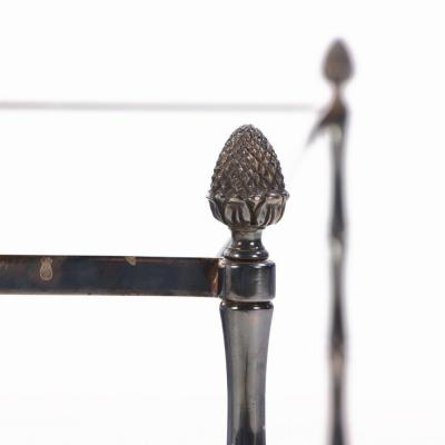 Maison Jansen A French nickel over bronze coffee table in the manner of Jansen C 1960 