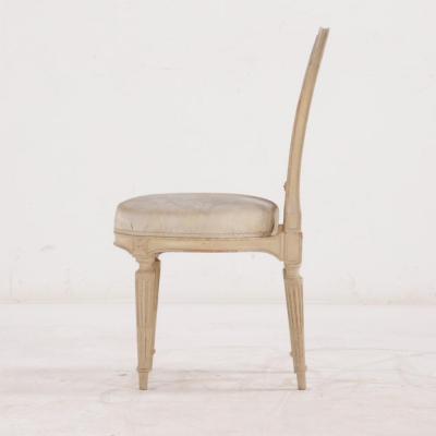 Maison Jansen A Pair of French Louis XVI style painted side chairs C 1900 