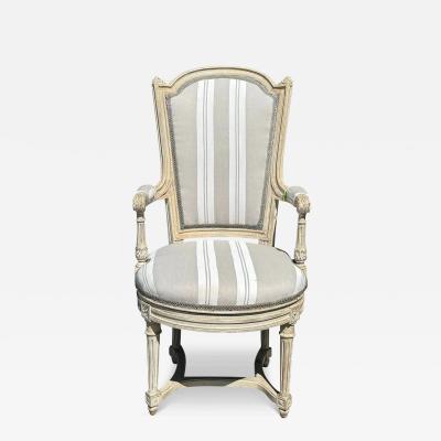 Maison Jansen Antique Maison Jansen Louis XVI Style Swivel Arm Chair