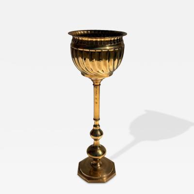 Maison Jansen Brass Champagne Cooler and Planter Vintage Serveware 1970s Design