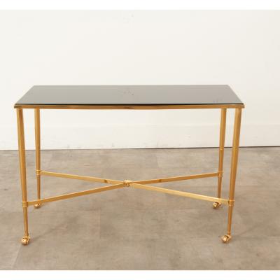 Maison Jansen Brass Cocktail Table in the Style of Maison Jansen
