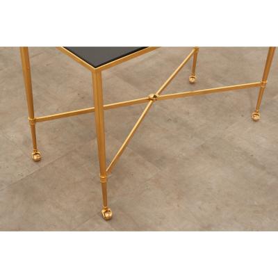 Maison Jansen Brass Cocktail Table in the Style of Maison Jansen