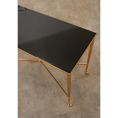 Maison Jansen Brass Cocktail Table in the Style of Maison Jansen