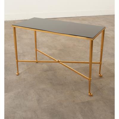 Maison Jansen Brass Cocktail Table in the Style of Maison Jansen