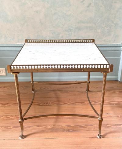 Maison Jansen Circa 1940 Maison Jansen Tripartite Brass Coffee Table